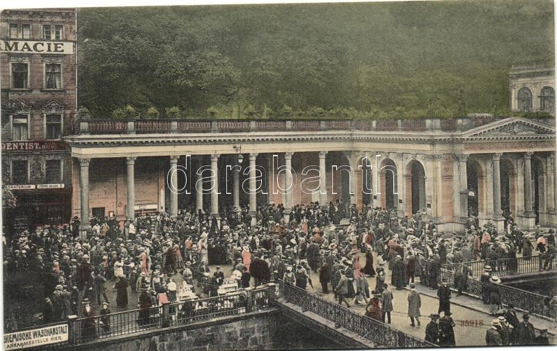 Karlovy Vary, Karlsbad; Mühlbrunnen-Promenade