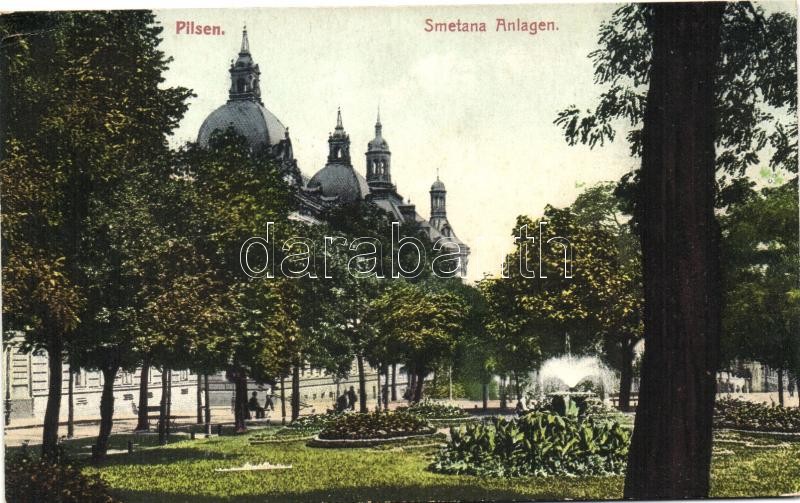 Pilsen, Smetana Anlagen / park