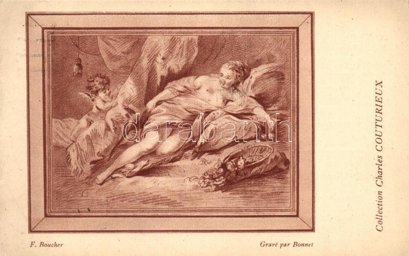 Collection Charles Couturieux; F. Boucher etching s: Bonnet