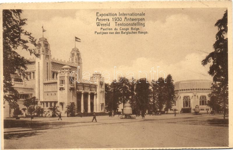 Antwerp, Anvers; International Exposition, Congo-Belgian pavilion