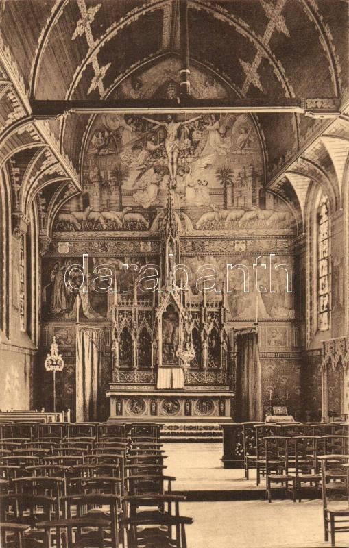 Bruges, Brugge; Basilica of St. Sang, interior, altar