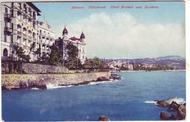 Abbazia, South beach, Hotel Breiner and Residence