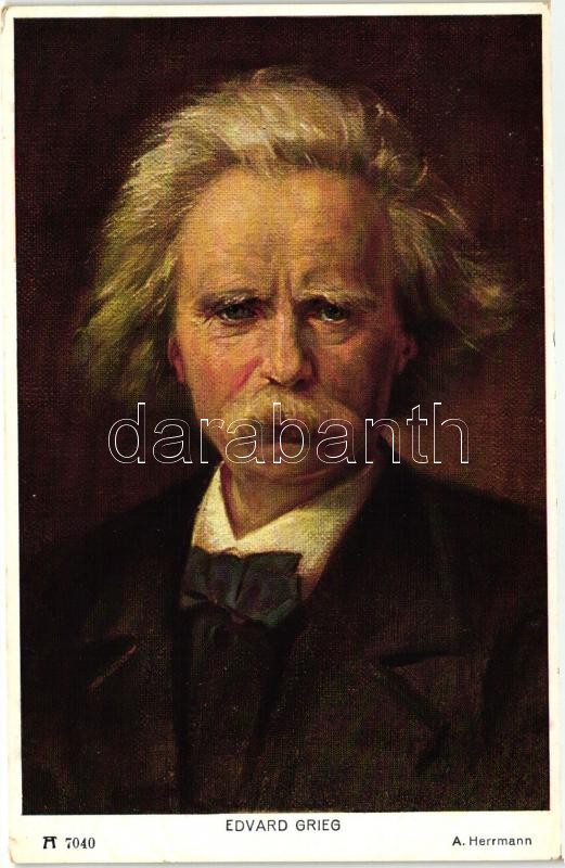 Edvard Grieg, serie 705. pinx. A. Hermann