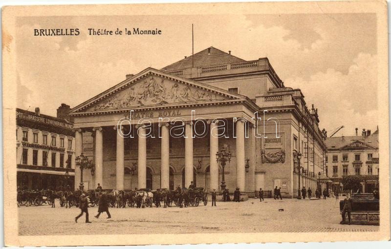 Brussels, Bruxelles; Theatre de la Monnaie, Brasserie Löwenbrau