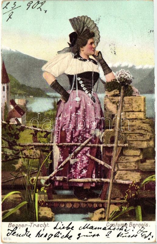 Berner-Tracht / Swiss folklore from Bern Emb.