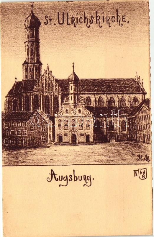 Augsburg, St. Ulrichskirche / church, A.H.B. IV. s: K.M.
