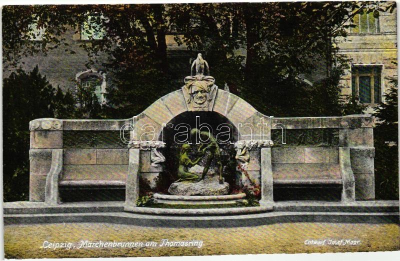Leipzig, Marchenbrunnen am Thomasring / fountain