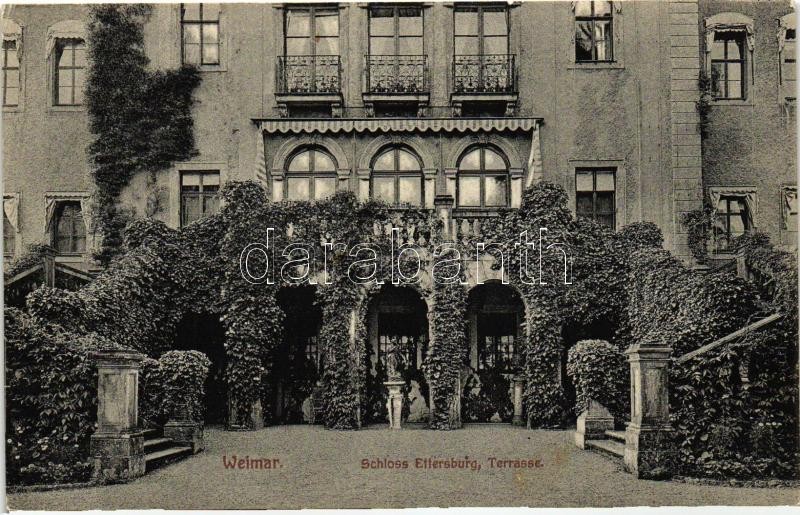 Weimar, Schloss Ettersburg, Terrasse / castle, terrace
