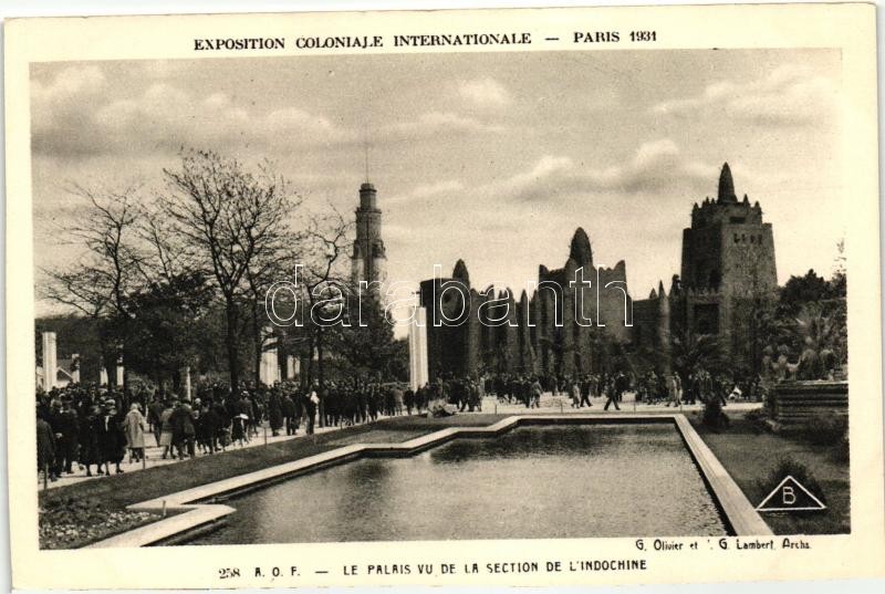 1931 Paris, Exposition Coloniale Internationale; Indochinese palace