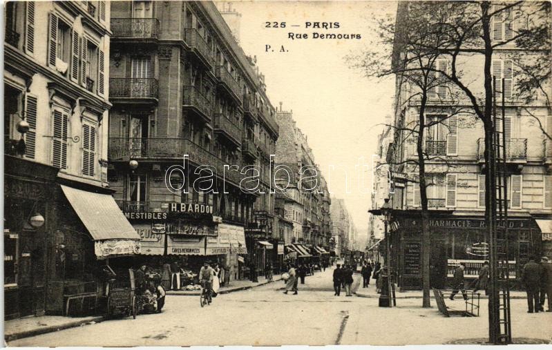 Paris, Rue Demours / street, pharmacy