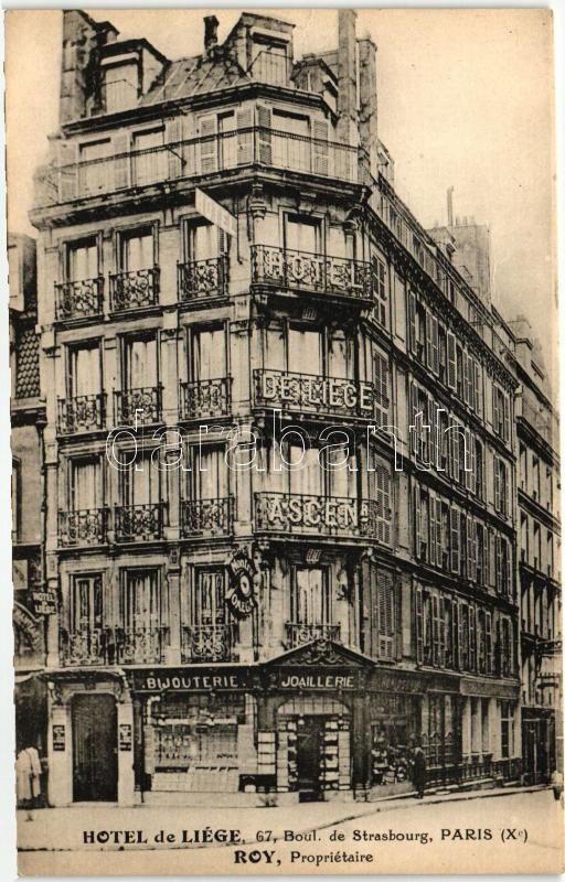 Paris, Hotel de Liege, jevelry shop