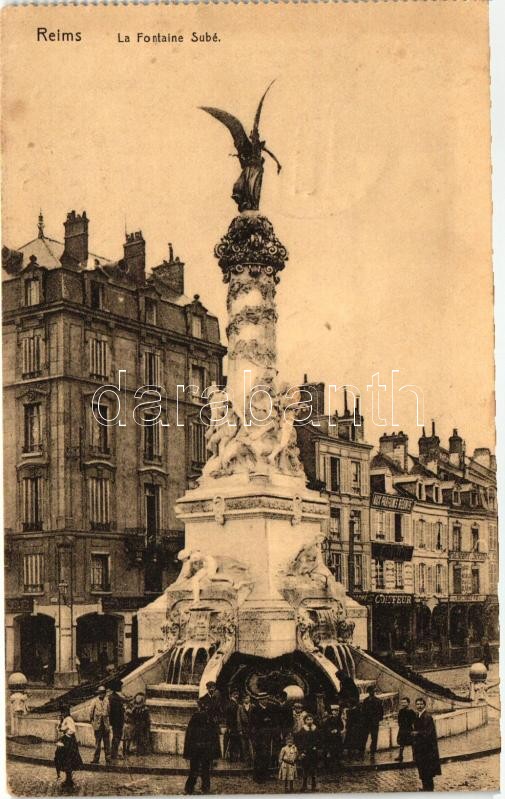 Reims, Fontaine Sube, hairdresser