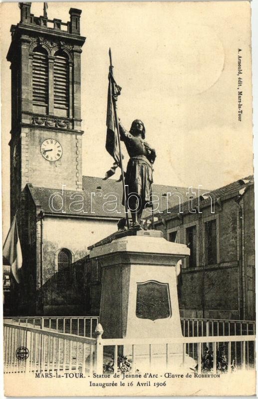 Mars-la-Tour, Statue of Jeanne d'Arc