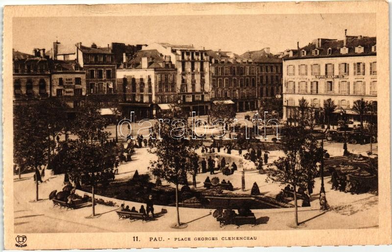Pau, Place Georges Clemenceau / square