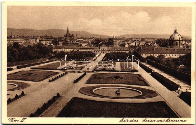 Vienna, Wien IV. Belvedere garden