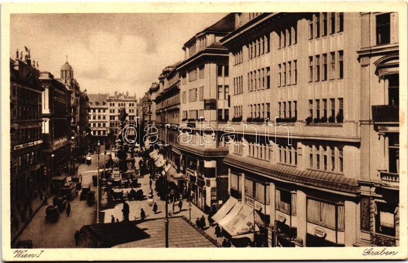 Vienna, Wien I. Graben, shops