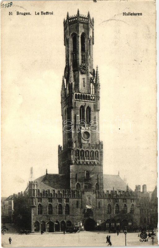 Bruges, Le Beffroi, Halletoren