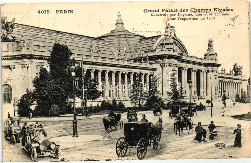 Paris, Grand Palace of the Champ-Elysées, automobiles