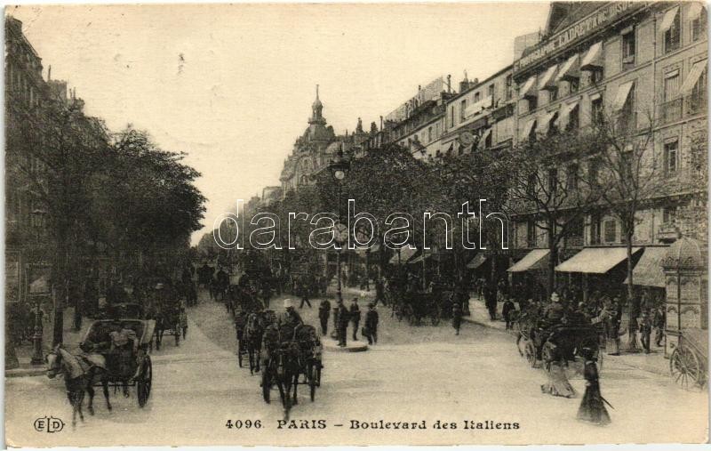 Paris, Boulevard des Italiens