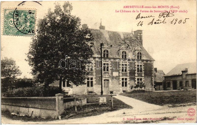 Amfreville-sous-les-Monts, Chateau de la Ferme de Sennevills / castle