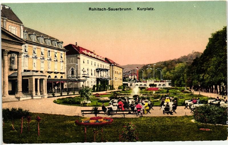 Rogaska Slatina, Rohitsch-Sauerbrunn; Kurplatz / spa square