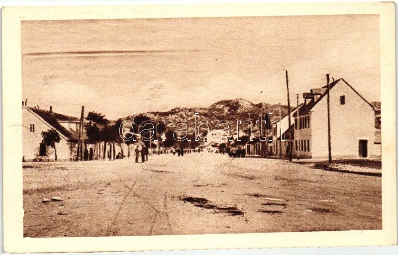 Cetinje, Cettigne; new village street