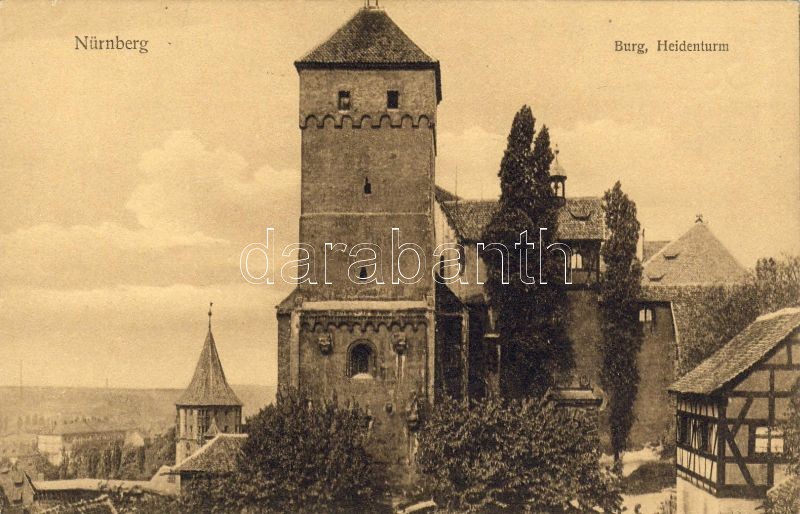Nürnberg, Burg, Heidenturm / castle, tower