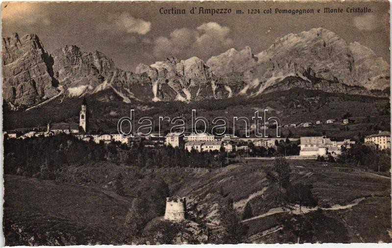 Cortina d'Ampezzo, Pomagognon, Monte Cristallo