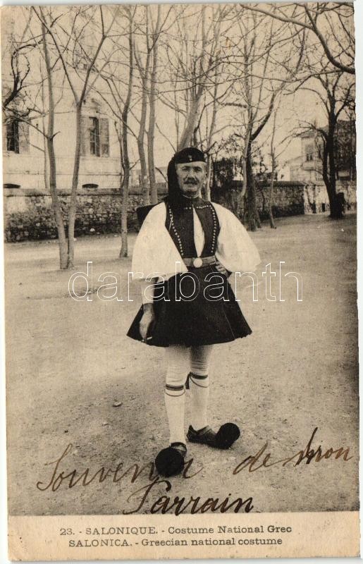 Thessaloniki, Salonique; Greek national costume, folklore