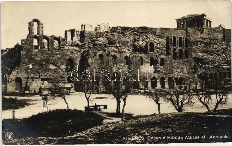 Athens, Odeon of Herodes Atticus, Acropolis