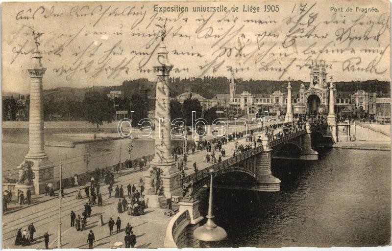 1905 Liege, Exposition Universelle, Pont de Fragnée / bridge