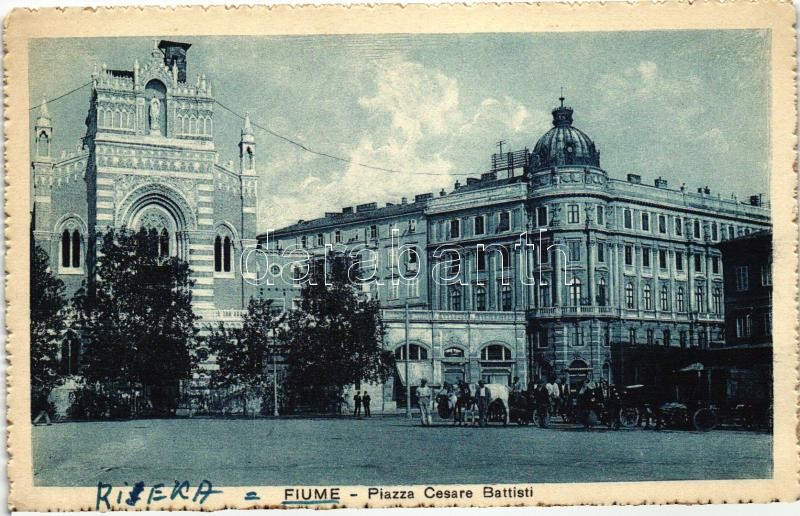 Fiume, Piazza Cesare Battisti / square