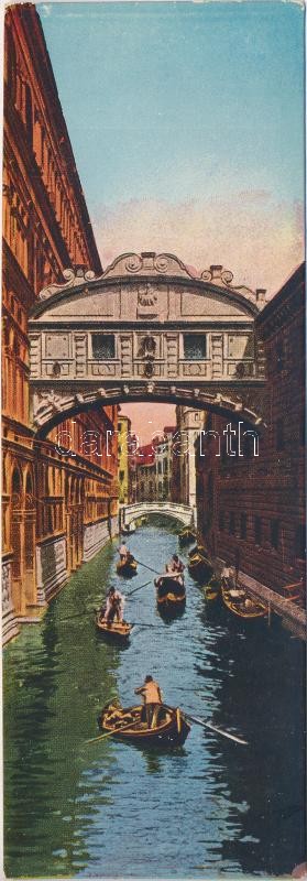Venice, Venezia; Ponte dei Sospiri, minicard (13,7 cm x 4,7 cm)
