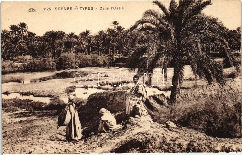 Scenes et Types 1126. Oasis, Arabian folklore