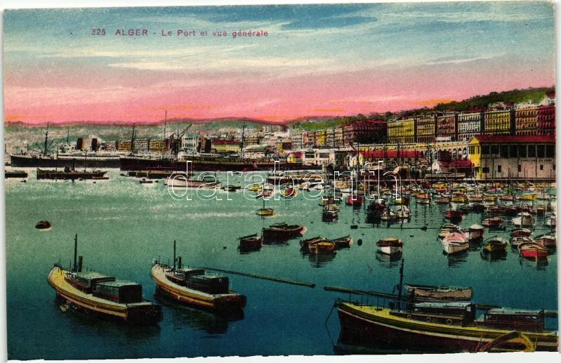 Algiers, Alger; port, boats