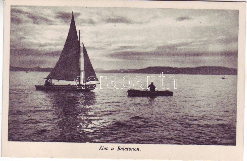 Balaton, vitorlás hajó, csónak