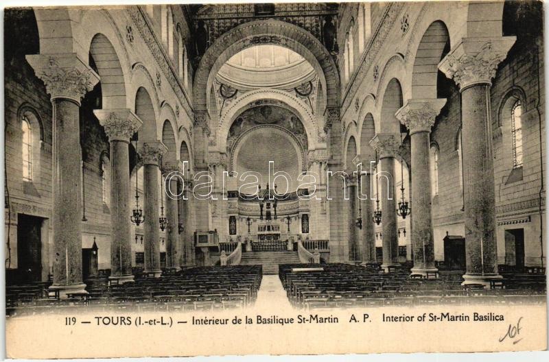Tours, St. Martin church, interior