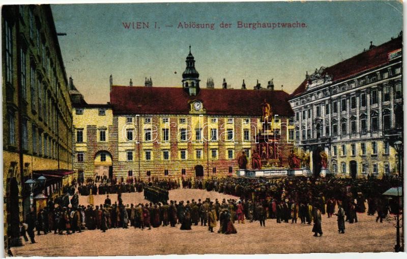 Vienna, Wien I. Ablösung der Burghauptwache / castle guards