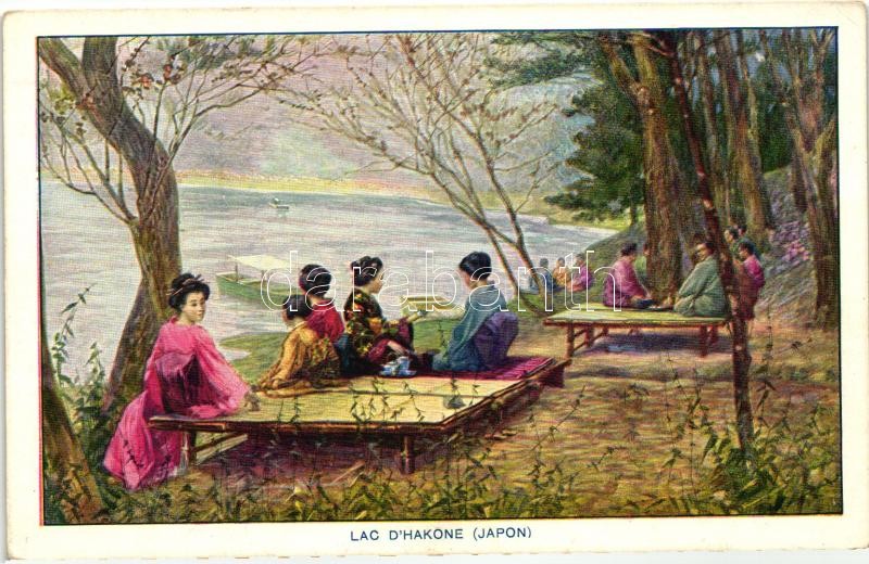 Hakone, Lake, geishas, folklore