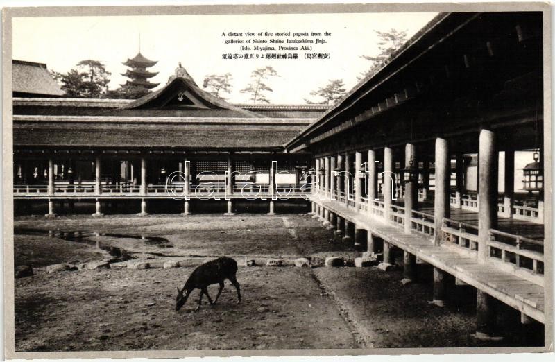 Itsukushima shrine, five storied pagoda