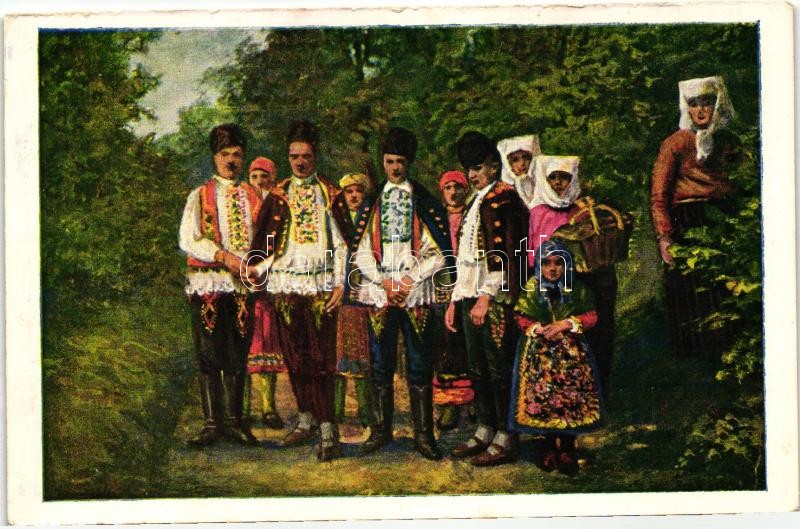 Baranya megyei népviselet, Traditional dressing of Baranya county, Hungarian folklore, Ungarische traditionelle kleidung von Baranya Grafschaft