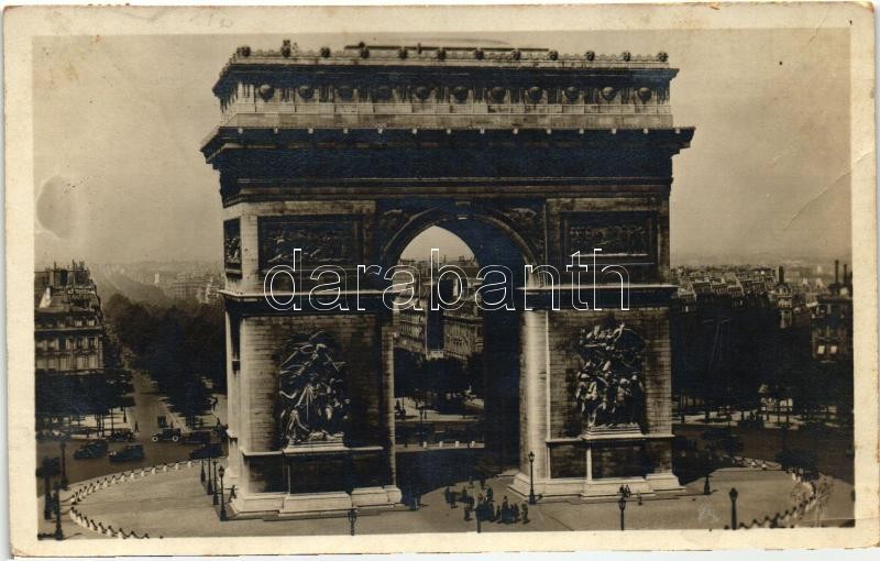 Párizs, Diadalív, Paris, Arc de Triomphe