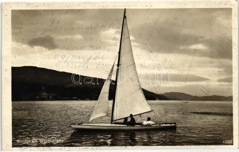 Wörthi-tó, vitorláshajó, Wörthersee, sailing ship