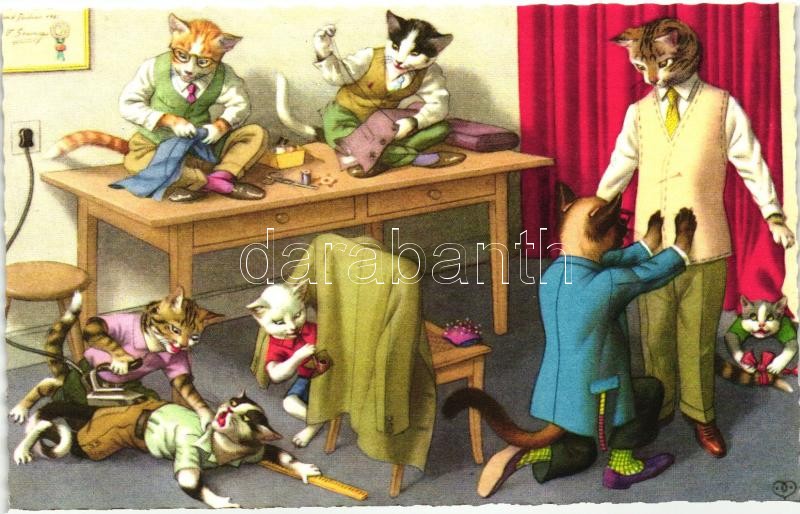 Macskák a szabónál, Colorprint Special 2265/2, Cats in the tailor's shop, Colorprint Special 2265/2