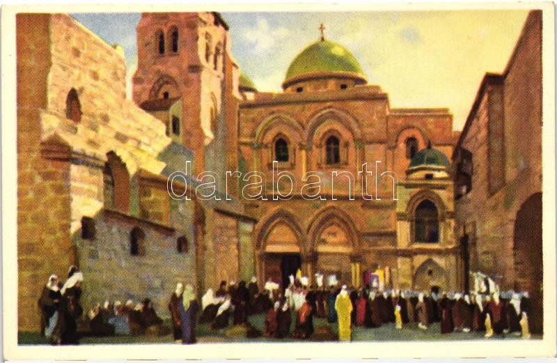 Jerusalem, Szentsír bazilika / Basilica of the Holy tomb, Klösz s: Hollós Endre
