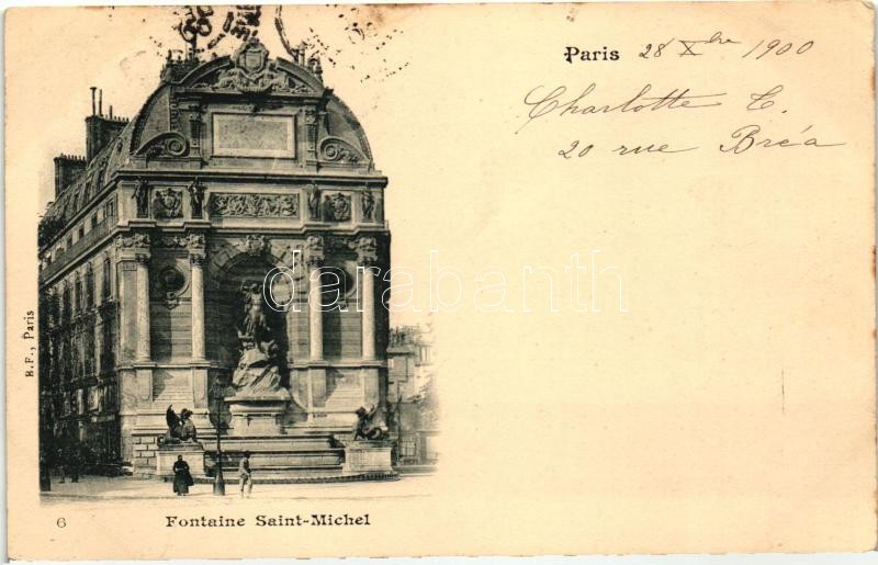 Paris, Fontaine Saint Michel / fountain