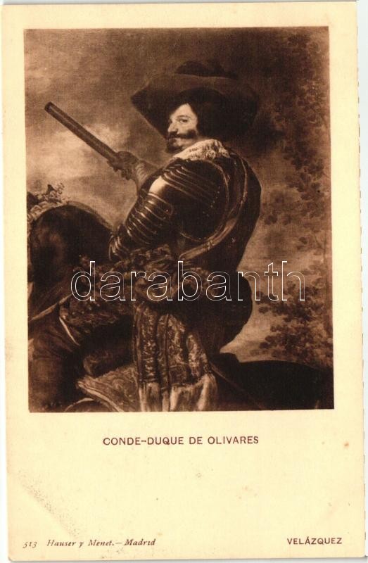 Conde Duque de Olivares / Gaspar de Guzmán, Count-Duke of Olivares s: Velázquez