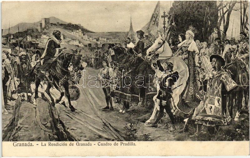 Granada, La Rendicion de Granada / The surrender of Granada s: Pradilla