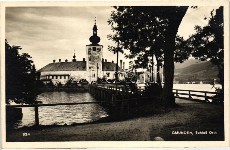 Gmunden, Schloss Orth / castle, bridge