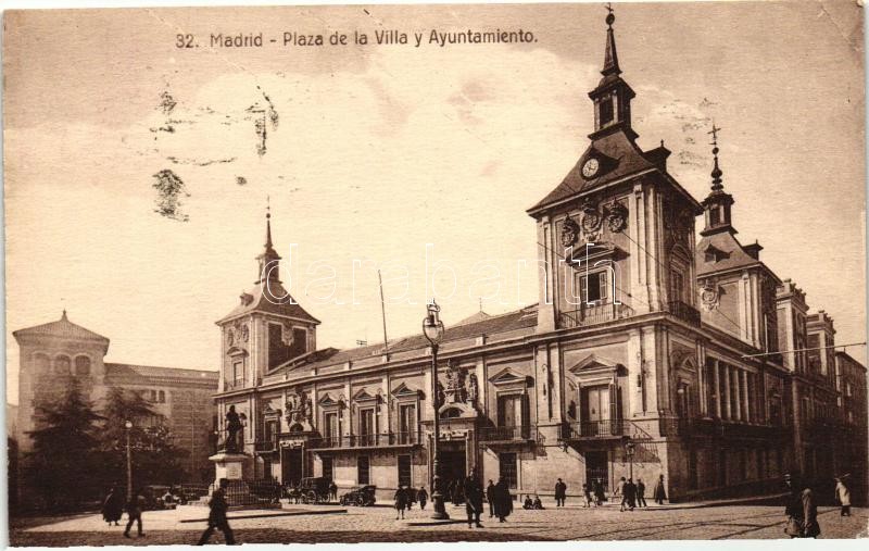 Madrid, Plaza de la Villa y Ayuntamiento / square, town hall